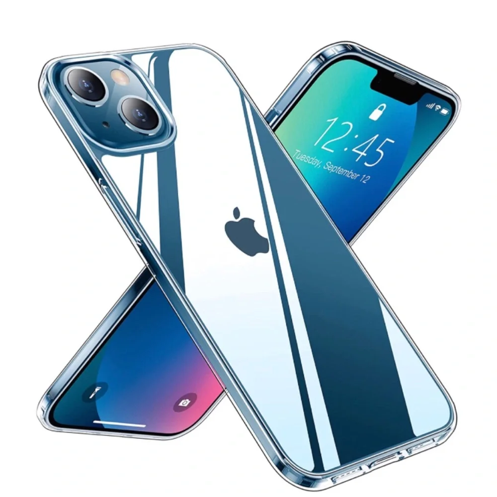 Crystal Clear Slim Thin Transparent Shockproof Protective Case iPhone 13 6.1”